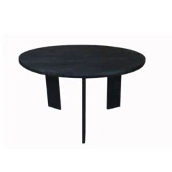 Arne Eettafel zwart Rond 130cm