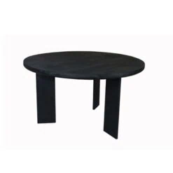 Arne Eettafel zwart Rond 130cm