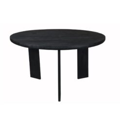 Arne Eettafel zwart Rond 130cm