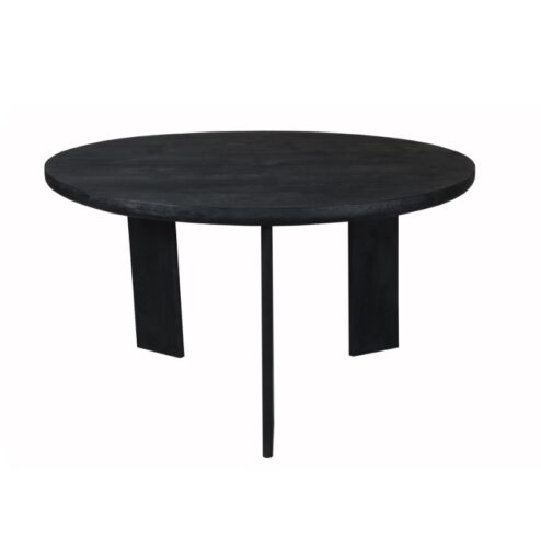 Arne Eettafel zwart Rond 130cm