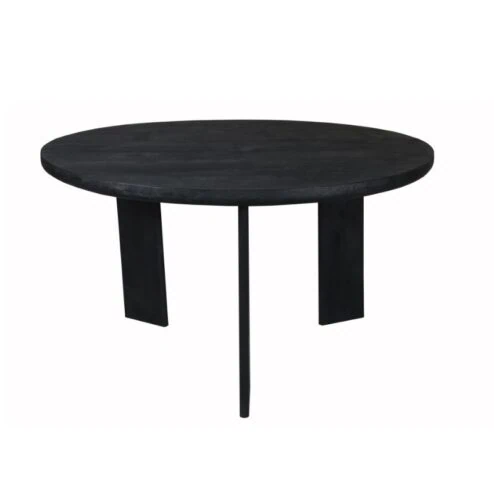 Arne Eettafel zwart Rond 130cm