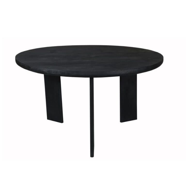 Arne Eettafel zwart Rond 130cm