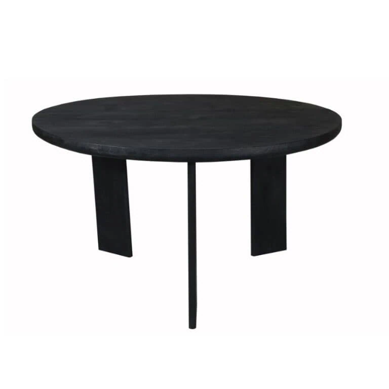 Arne Eettafel zwart Rond 130cm