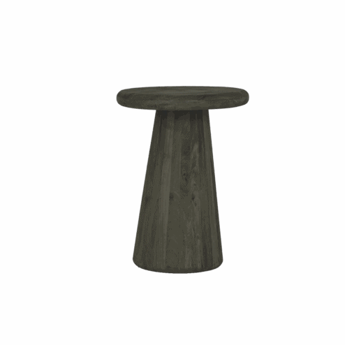 Asti Bijzettafel rond olijfbruin 40 cm