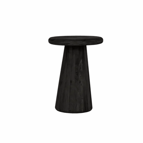 Asti Bijzettafel rond zwart 40 cm