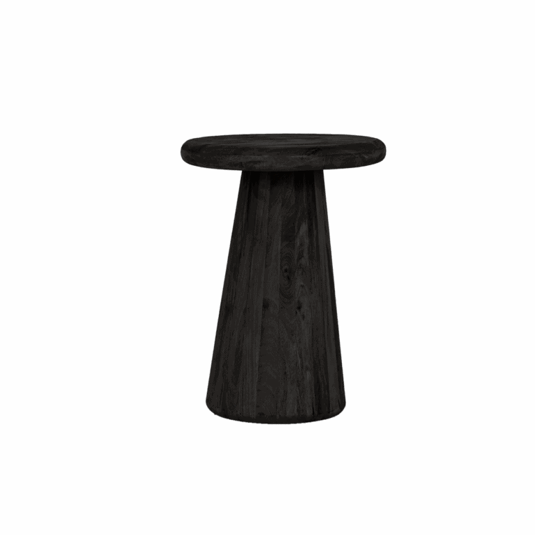 Asti Bijzettafel rond zwart 40 cm