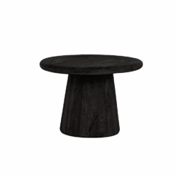 Asti Bijzettafel rond zwart 60 cm