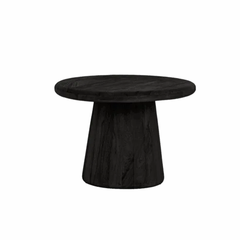 Asti Bijzettafel rond zwart 60 cm