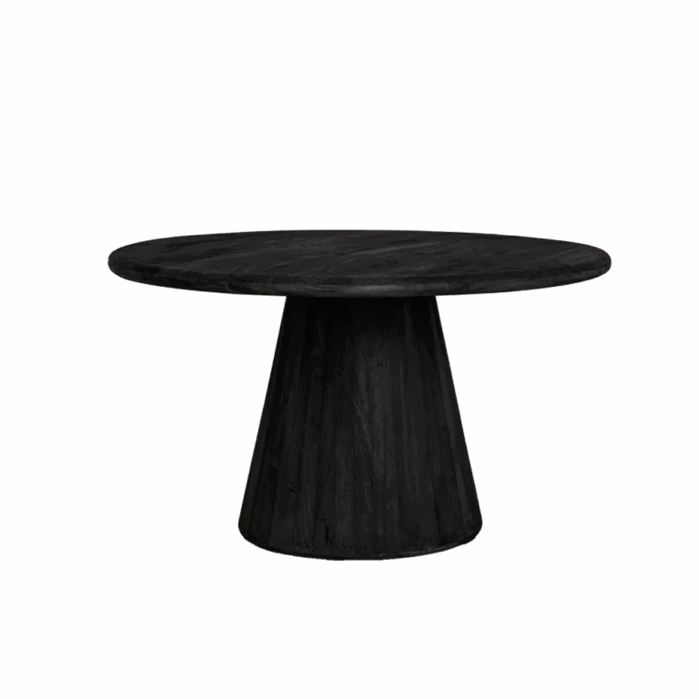 Asti Eettafel rond zwart 130 cm