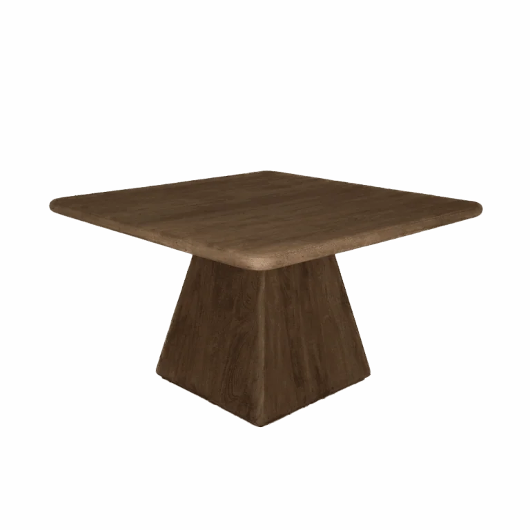 Asti Eettafel vierkant bruin 150 cm