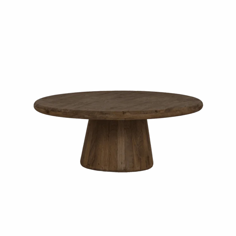 Asti Salontafel rond bruin 90 cm