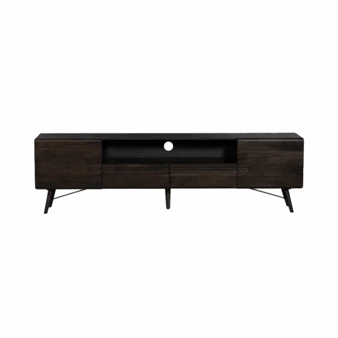 Aura Tv meubel espresso Acaciahout 210 cm
