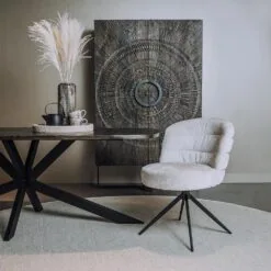 Carro Eetkamerstoel gebroken wit