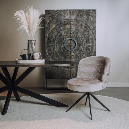 Carro Eetkamerstoel grijs