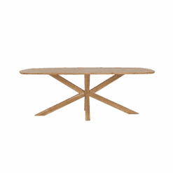 Crotone Eettafel deens ovaal Acaciahout 260 cm