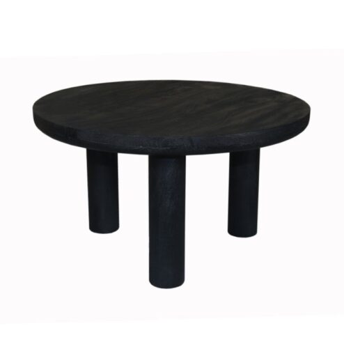 Eira Salontafel zwart Rond 80cm