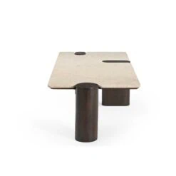 Elodie Salontafel Creme Marmer 128 cm