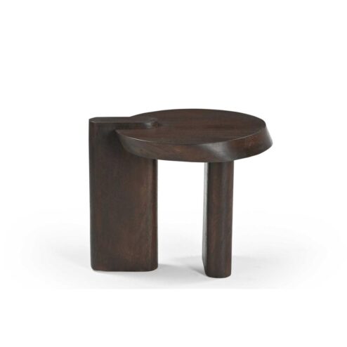 Enzo Bijzettafel bruin Mangohout 50 cm