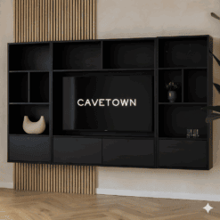 Watford Medium zwevende Cinewall compleet Zwart