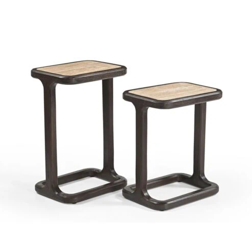 Jaimie Bijzettafel Set van 2 Marmer