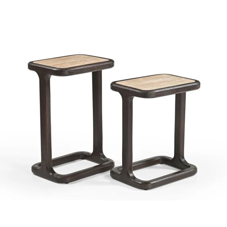 Jaimie Bijzettafel Set van 2 Marmer