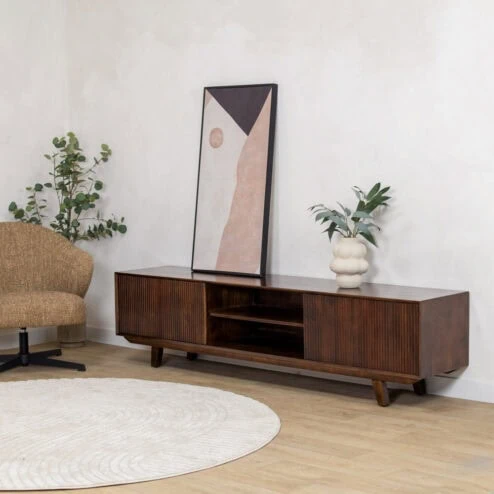 Albin Tv meubel walnoot 200cm