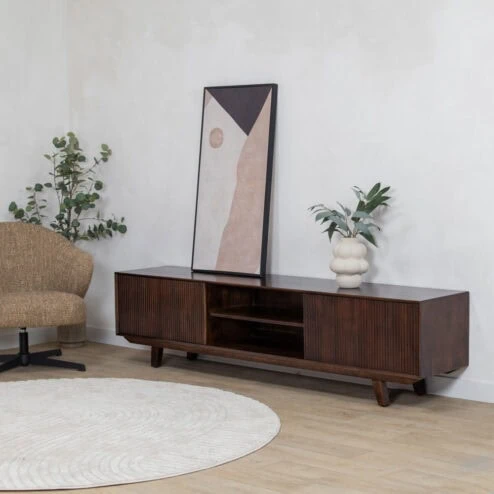 Albin Tv meubel walnoot 200cm