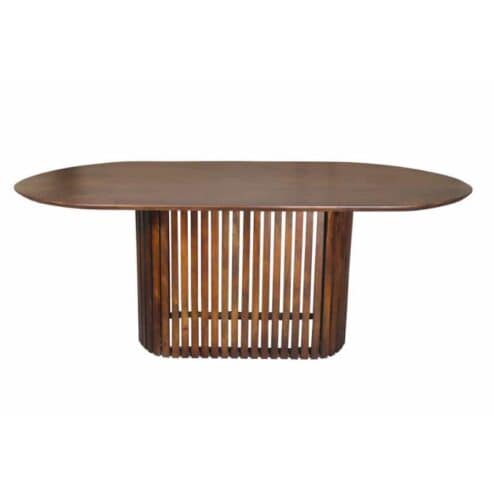 Linea Eettafel bruin Deens Ovaal 200cm