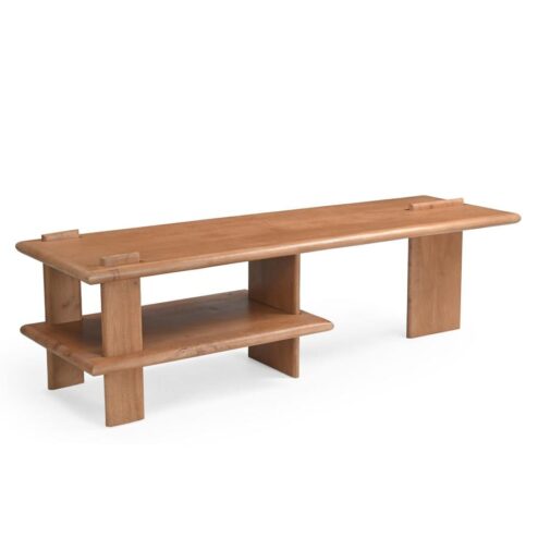 Liora Tv meubel naturel Mangohout 160 cm