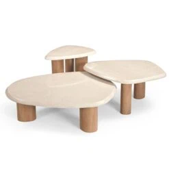 Lunea Salontafel Creme Marmer 100 cm