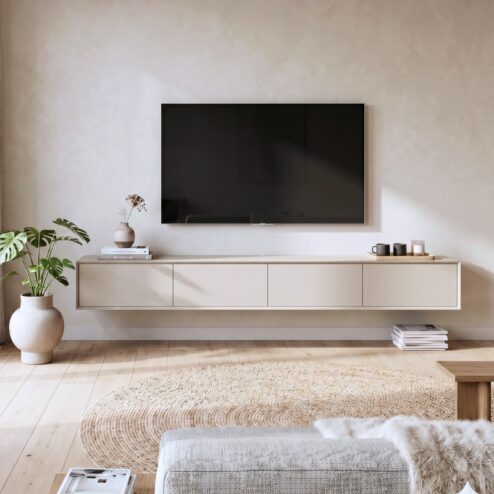 Milo Zwevend Tv meubel zand