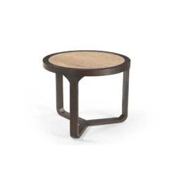 Moritz Bijzettafel Creme Travertin 60 cm