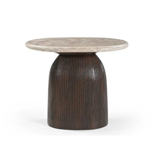 Noa Bijzettafel Marmer 60 cm