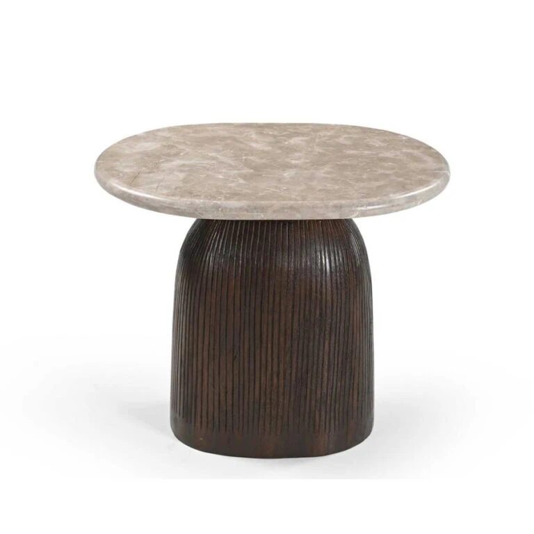 Noa Bijzettafel Marmer 60 cm