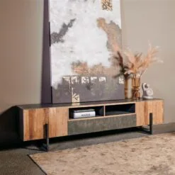 Ora Tv meubel Teakhout 222 cm