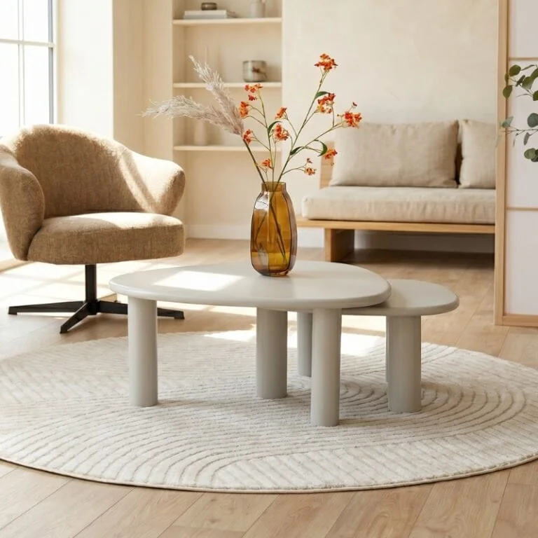Rune Salontafel set van 2 Beton cire