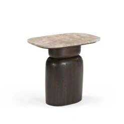 Santo Bijzettafel Marmer 56 cm