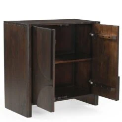 Sona Wandkastje bruin Mangohout 80 cm