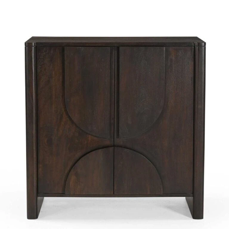 Sona Wandkastje bruin Mangohout 80 cm