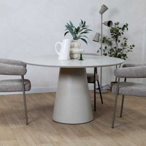 Noa Eettafel Rond Beton cire 130cm