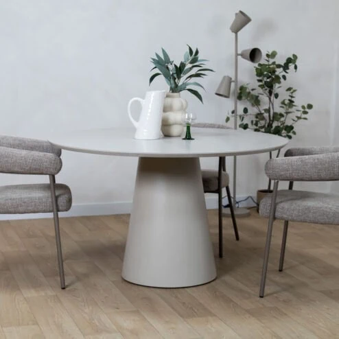 Noa Eettafel Rond Beton cire 130cm