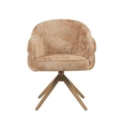 Tessa Eetkamerstoel Koper met Bronzen poot