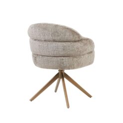 Tessa Eetkamerstoel Stone met Bronzen poot