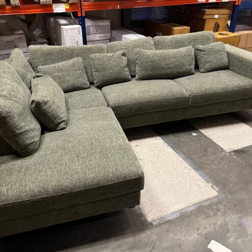 Luca Hoekbank (Long chair links+ 2,5 zits arm rechts) (schadedeals 101&102)