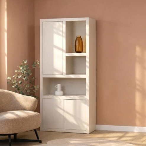 Sven Boekenkast 1 deur zand 80cm