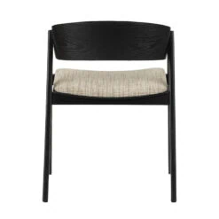 Astrid Eetkamerstoel Zwart hout