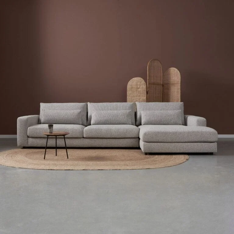 Bank Como met chaise longue rechts – Grijs Puente 09 general