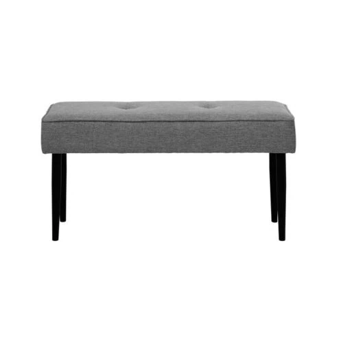 Bankje Jackie stof Grijs 100cm