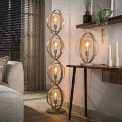 Bellamy 4-lichts Vloerlamp Beige