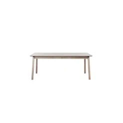 Fabien uitschuifbare eettafel gebroken wit 190-290cm